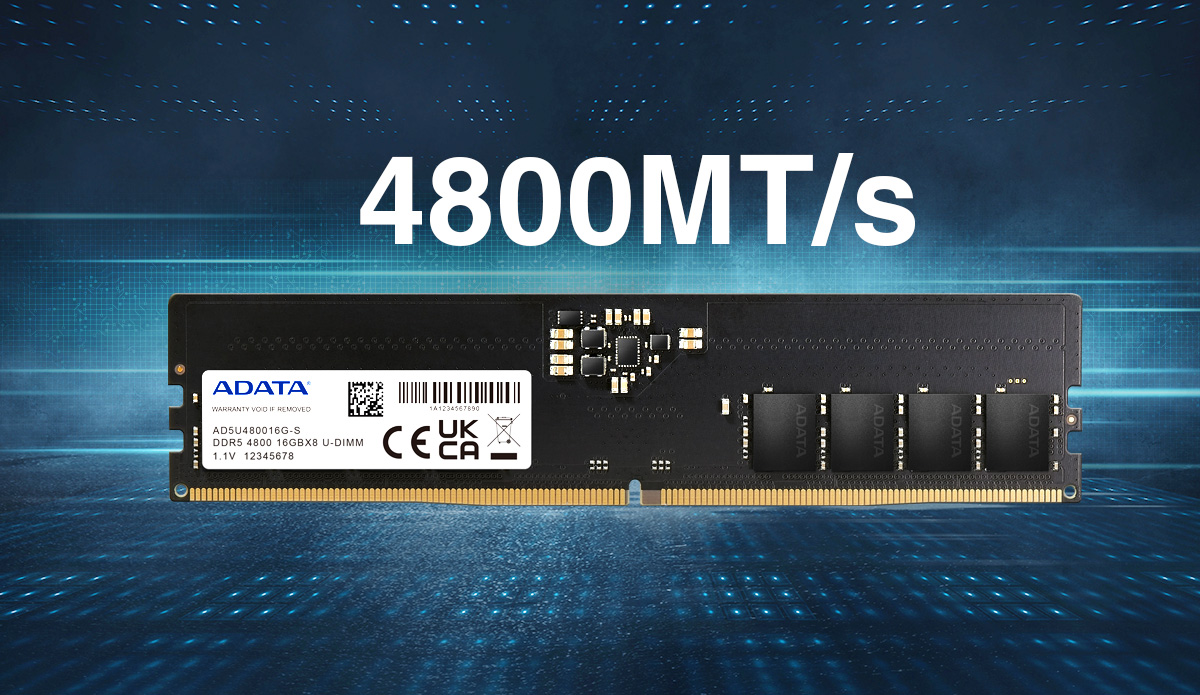 Bộ Nhớ Adata (AD5U480016G-S) 16GB (1x16GB) DDR5 4800Mhz