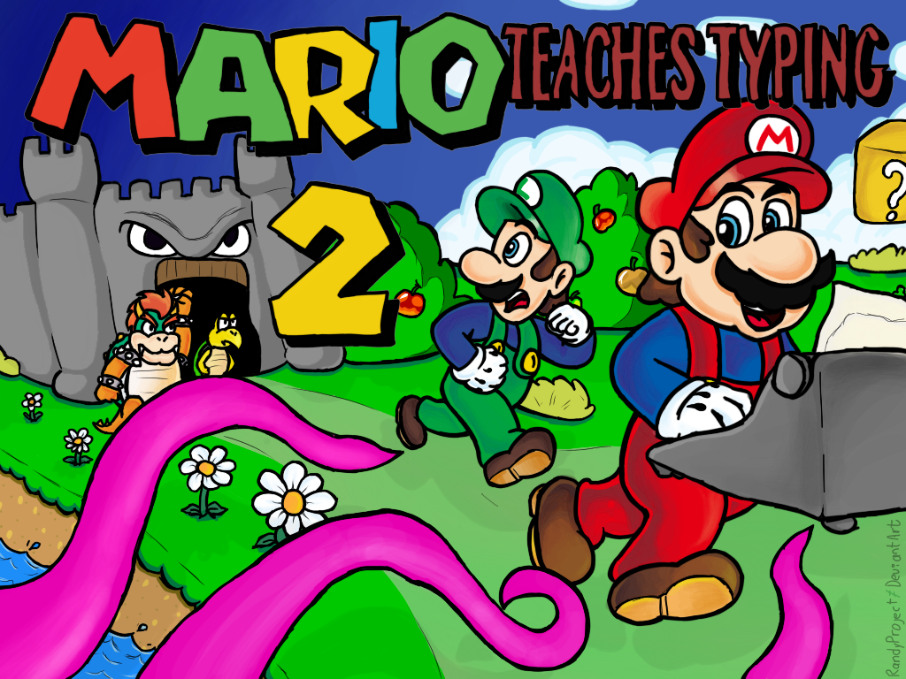 Mario Teaches Typing - Luyện Gõ 10 Ngón Bằng Game Mario