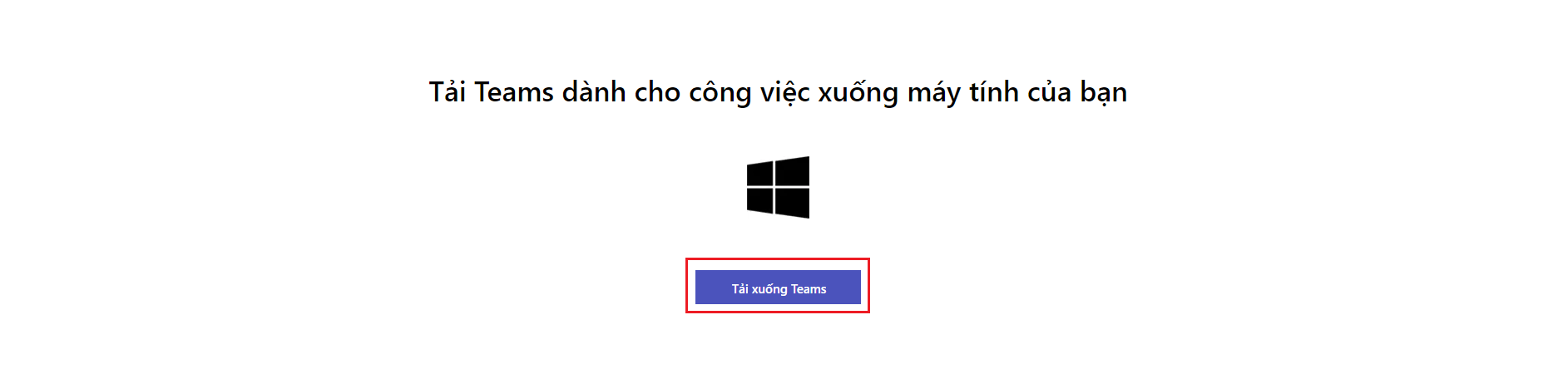 Hướng dẫn tải Microsoft Teams