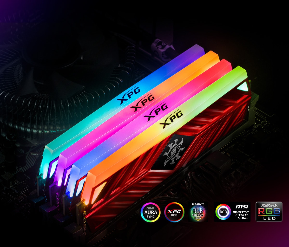 Bộ Nhớ RAM ADATA XPG Spectrix D41 RGB 16GB (2x8GB) 3600MHz (AX4U36008G16A-DT41)