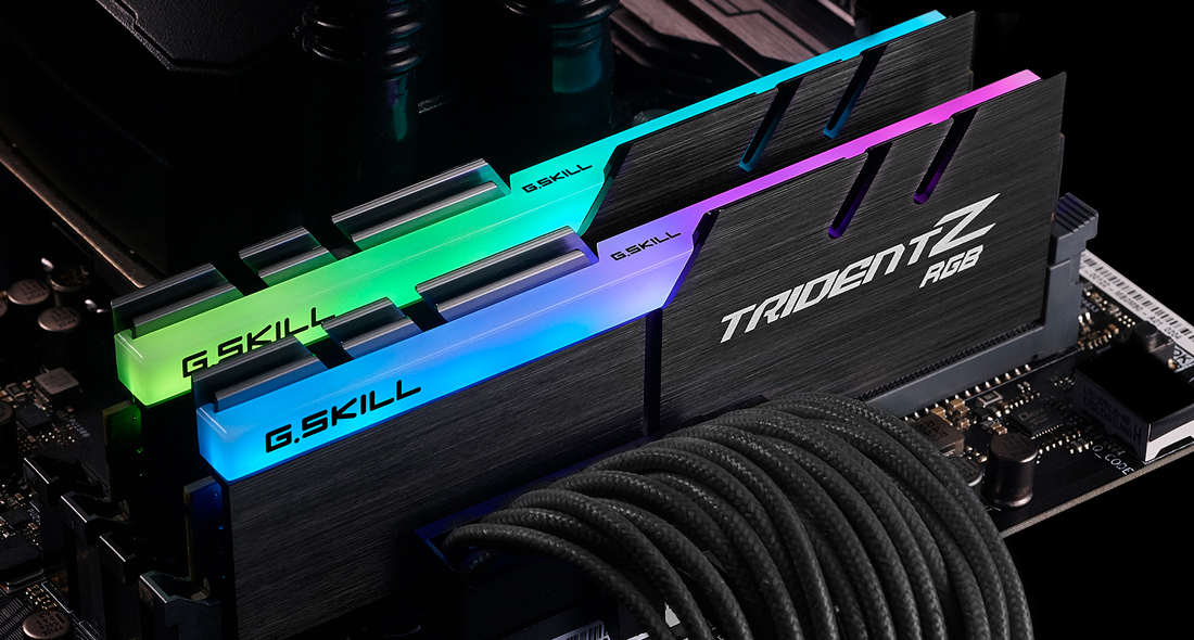 RAM GSkill Trident Z RGB 32GB (2x16GB) DDR4 3600MHz (F4-3600C18D-32GTZR)
