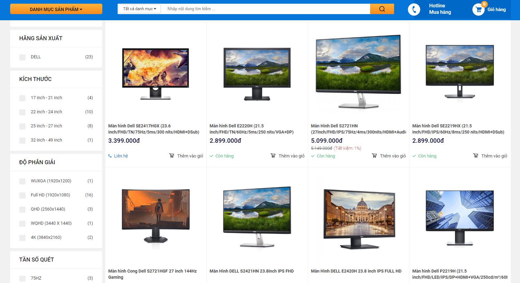 Hoàng Hà PC cung cấp những dòng màn hình Dell chất lượng nhất