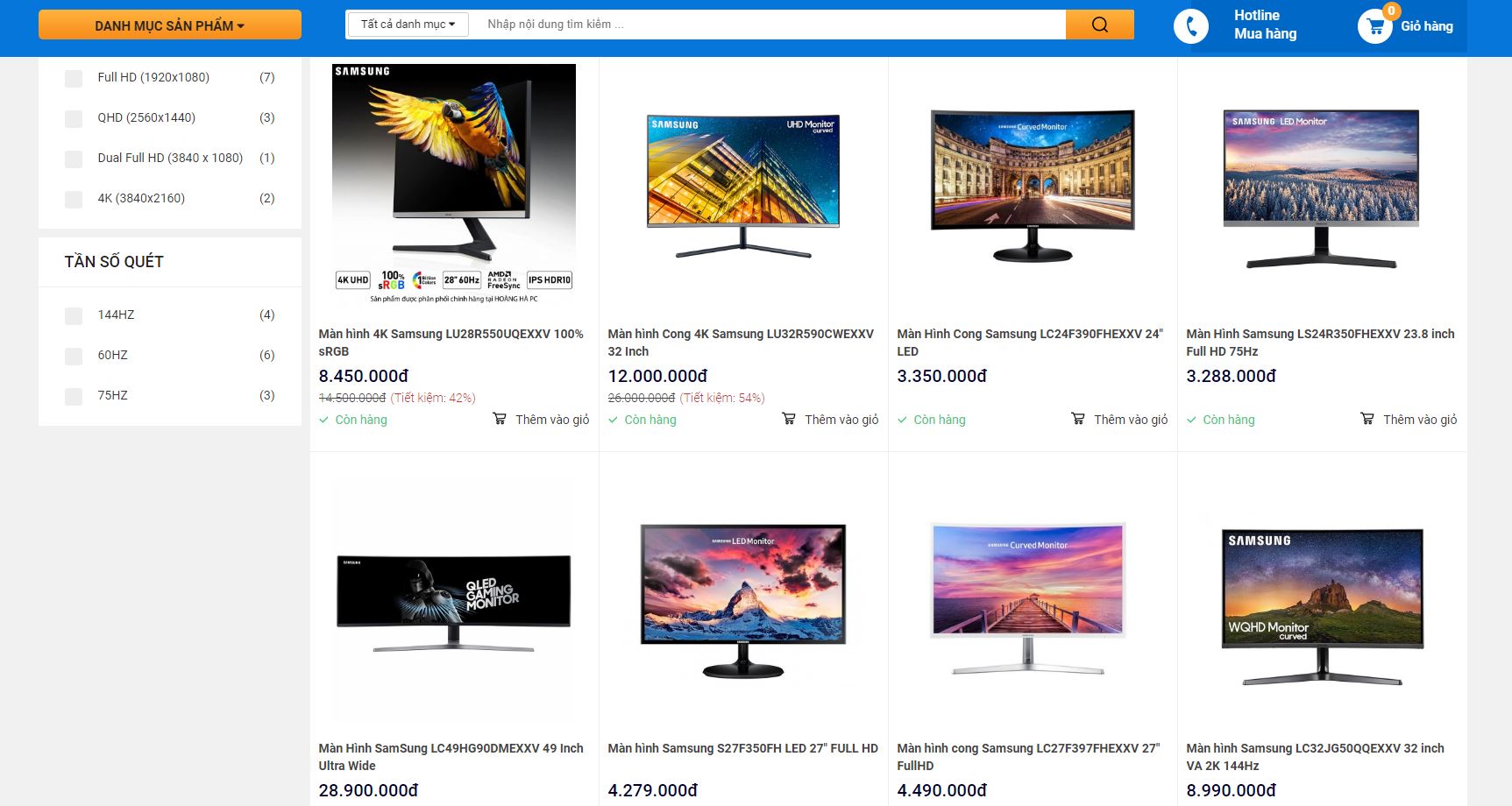 Lý do nên mua màn hình máy tính Samsung tại Hoàng Hà PC