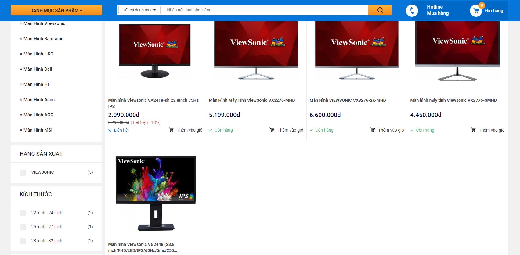 Hoàng Hà PC - Cung cấp màn hình Viewsonic chất lượng nhất đến cho bạn