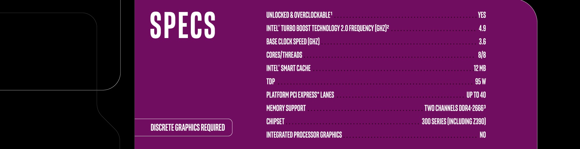 CPU Intel Core i7 9700KF