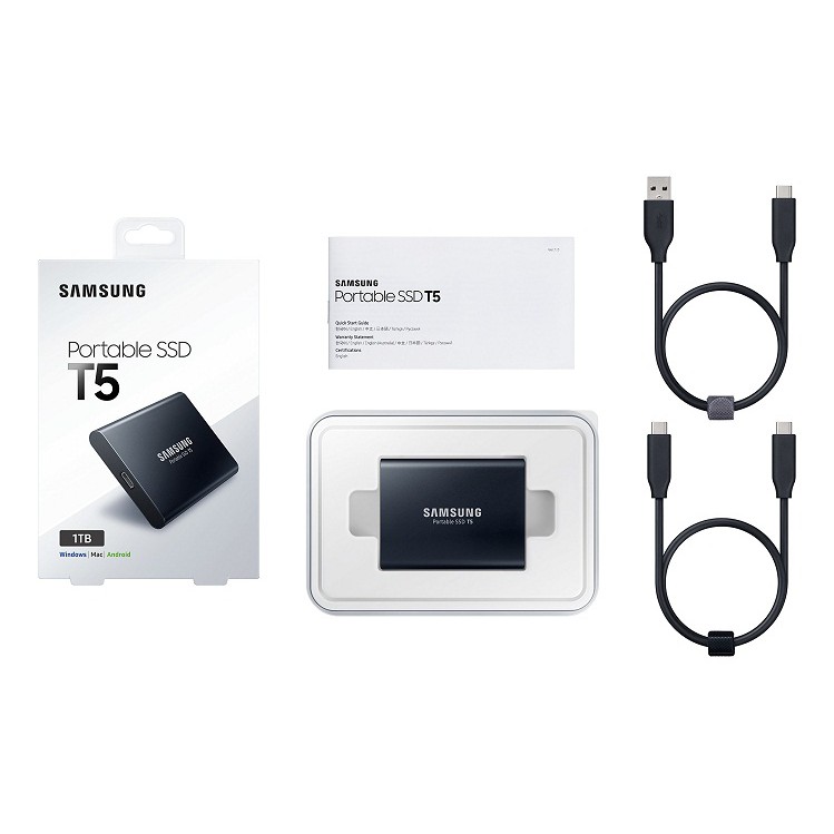 SSD Samsung T5 Portable - 1TB Black