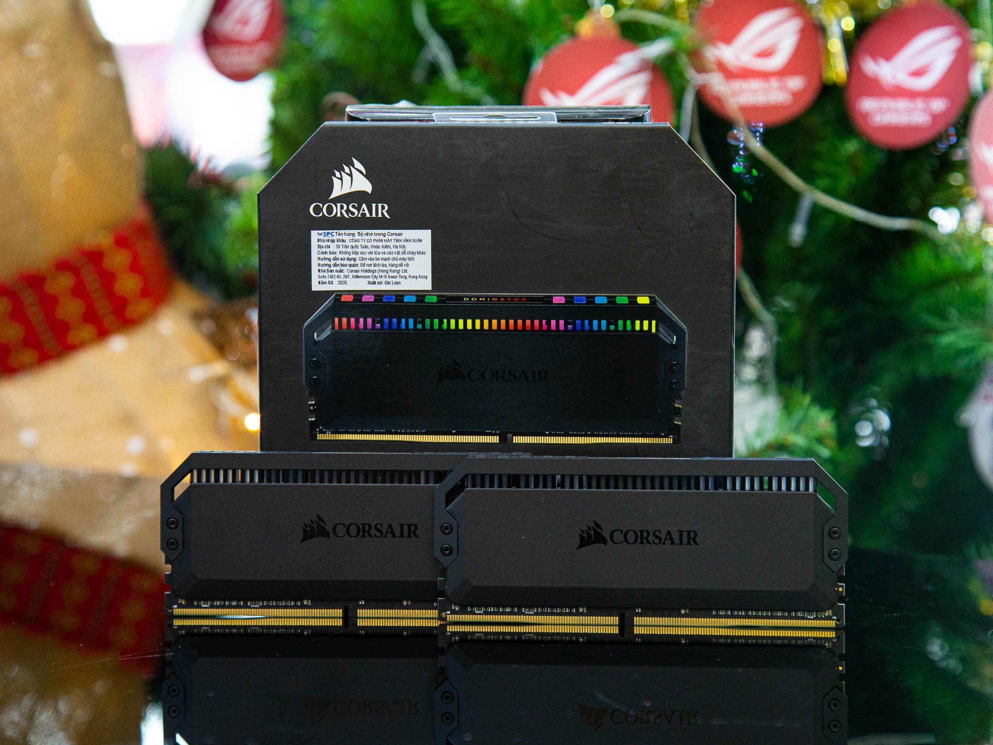 RAM CORSAIR DOMINATOR PLATINUM RGB 16G (2x8GB) C16 DDR4 3200MHz
