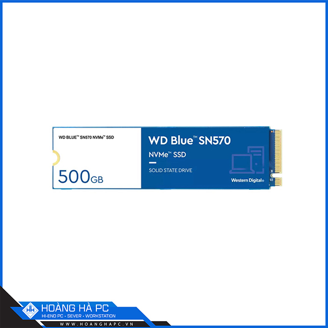 WD BLUE SN570 500G NVME PCIE - RW 3500MB/s
