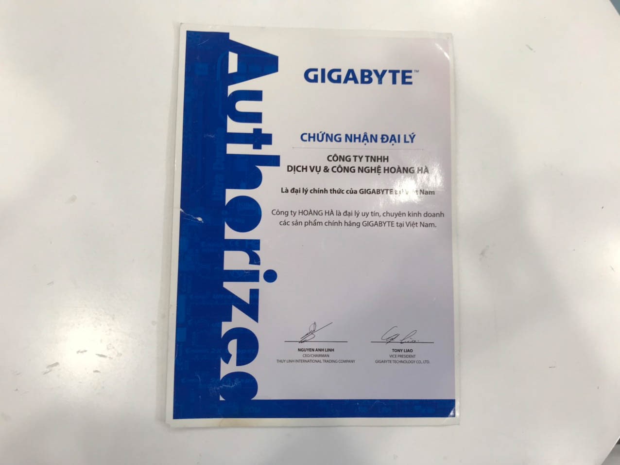 Hoàng Hà PC - Chứng nhận đại lý chính hãng của Gigabyte