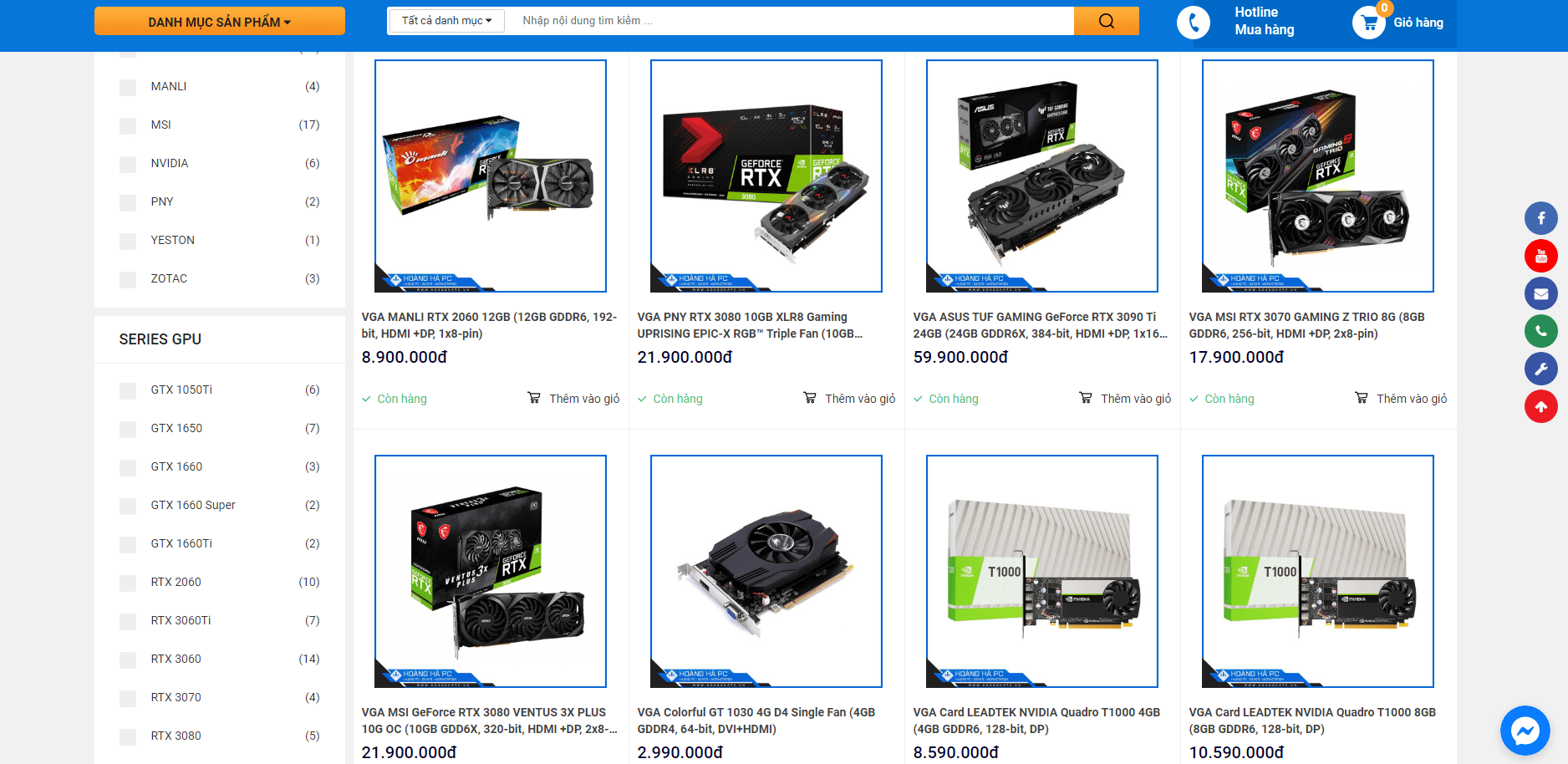 Hoàng Hà PC - Cung cấp VGA Nvidia Uy tín, chất lượng và chuyên nghiệp