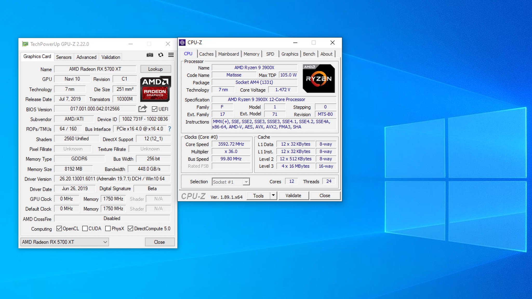 CPU AMD Ryzen 9 3900X (3.8 GHz - 4.6 GHz / 12 Cores 24 Threads / Socket AM4) 