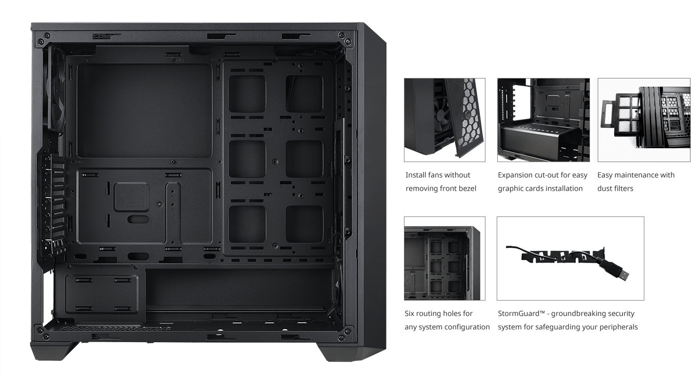 Case Cooler Master Masterbox 5T Black