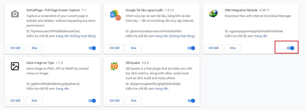 Sửa Lỗi IDM Không Bắt Link Youtube Trên Chrome, Firefox