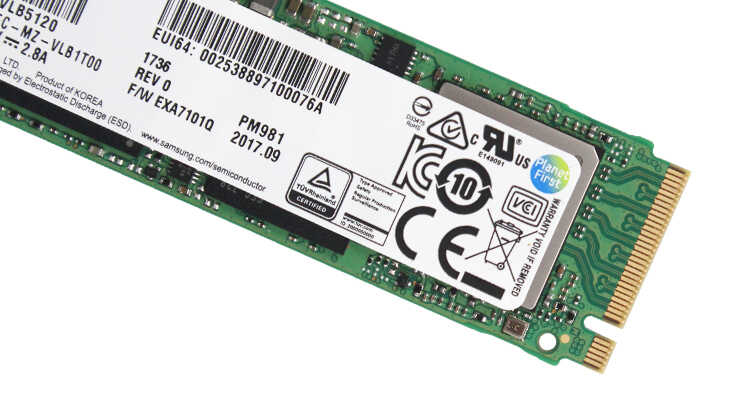 Đánh giá SSD SamSung PM981 M2 PCIe