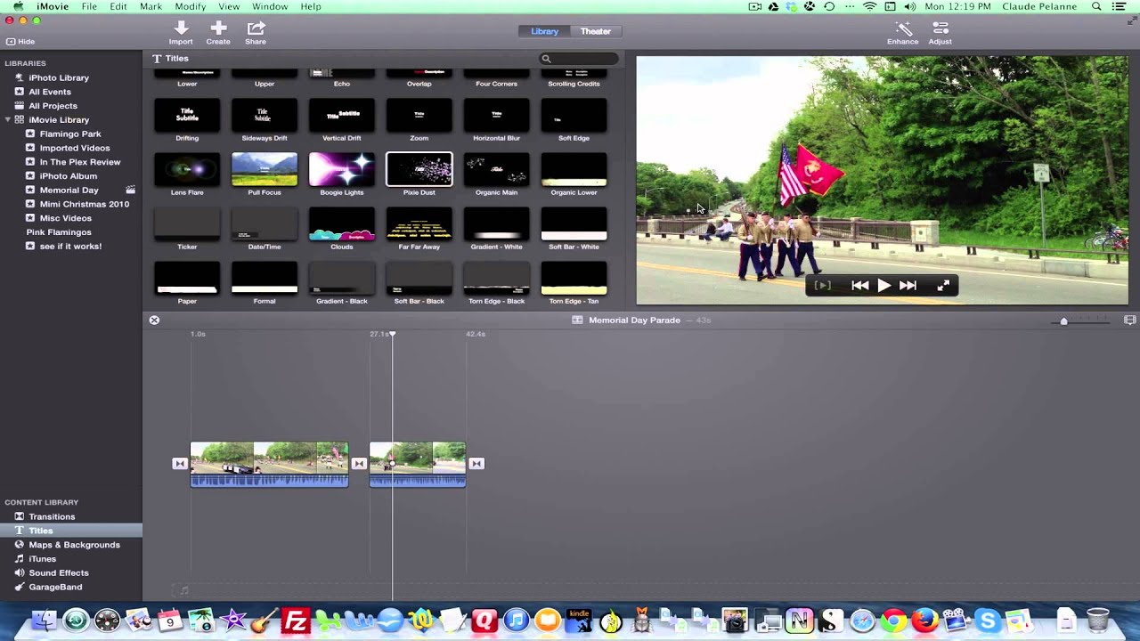 Phần mềm iMovie 11