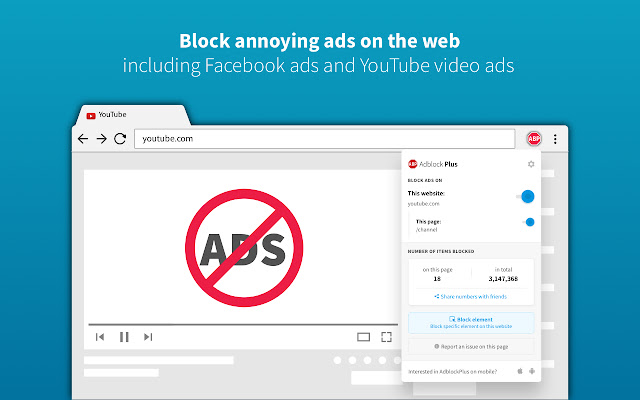 Adblock Plus - Ứng Dụng Chặn Quảng Cáo Trên Google Chrome, Firefox và Microsoft