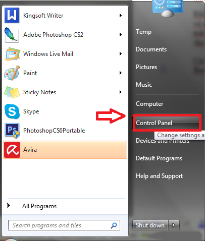 Đổi Mật Khẩu Máy Tính Windows 7 Bằng Control Panel