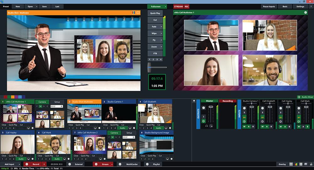 Vmix - Phần Mềm Sản Xuất Video Trực Truyến (Live Stream)