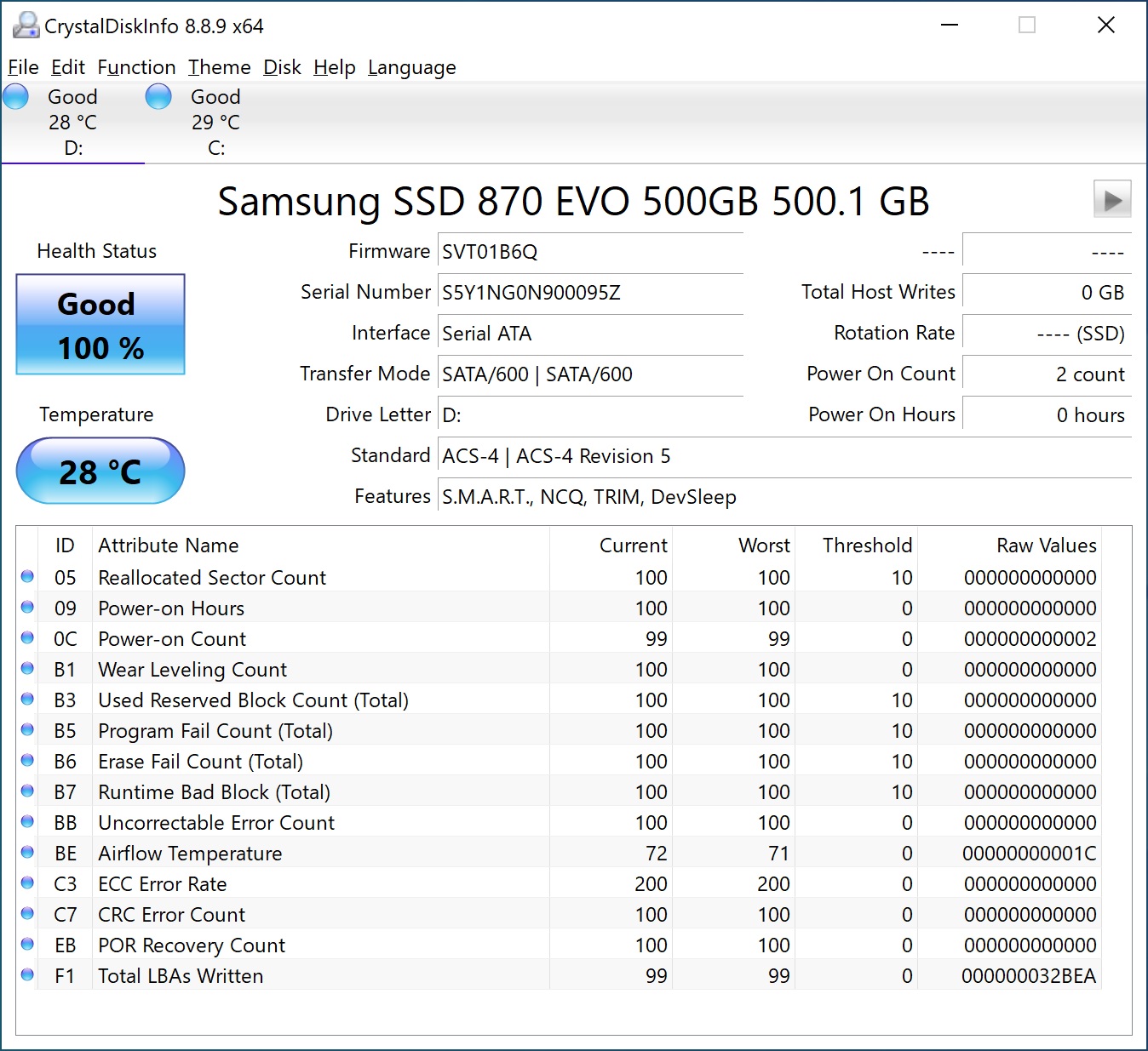 Samsung 870 EVO