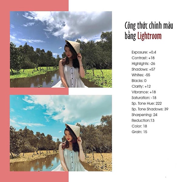 Công Thức Chỉnh Màu Lightroom Siêu Đơn Giản Và Cực Đẹp