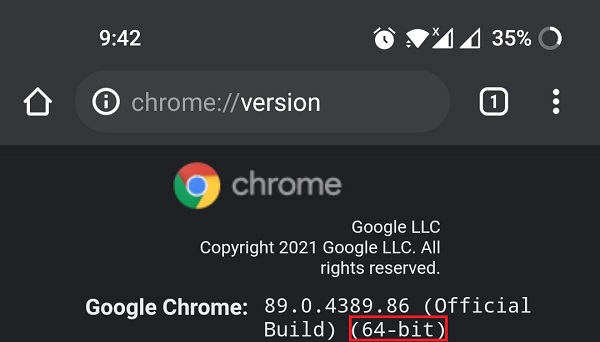 Hướng Dẫn Kiểm Tra Google Chrome Của Bạn Chạy 64 hay 32 Bit