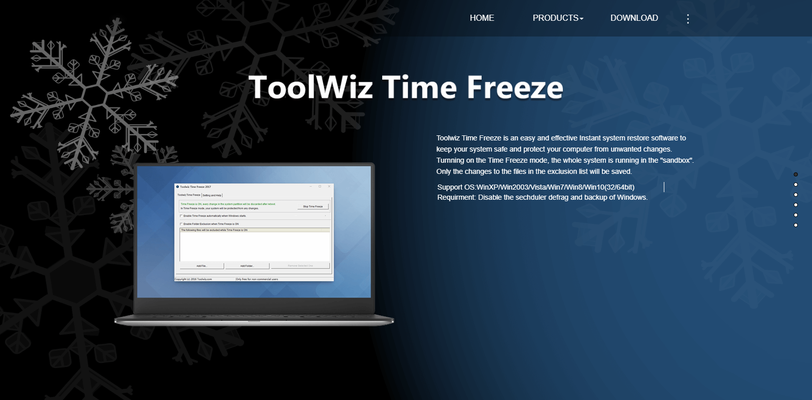 ToolWiz Time Freeze - Phần mềm đóng băng ổ cứng miễn phí