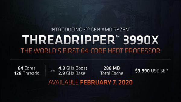 Threadripper 3990X và Radeon RX 6900XT