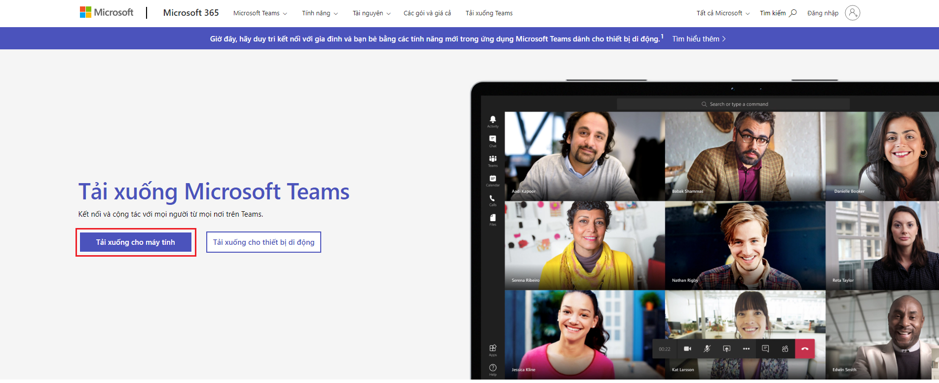 Hướng dẫn tải Microsoft Teams