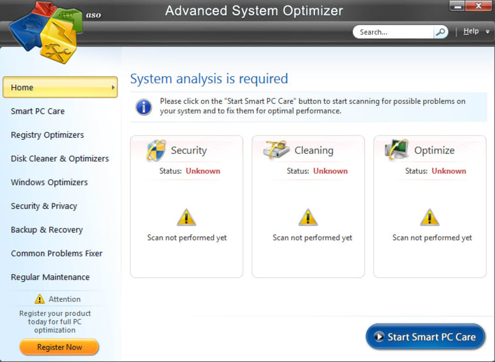 Advanced System Optimizer - Tối Ưu Hóa Máy Tính Của Bạn Và Cải Thiện Tốc Độ PC