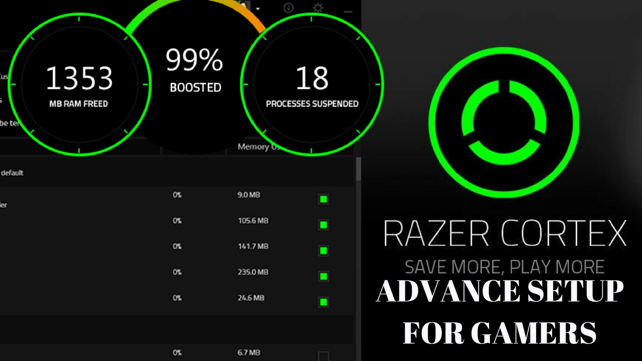 Razer Cortex: Boost - Tùy Chỉnh Và TậpTrung Các Tài Nguyên Để Tăng Tốc Chơi Game