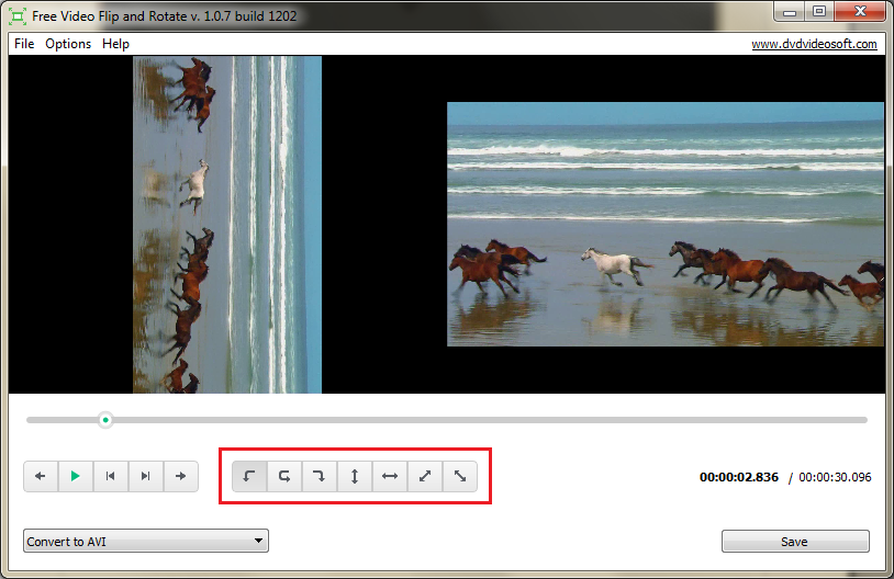 Free Video Flip and Rotate - Hỗ trợ người dùng xoay, lật video bị ngược dễ dàng