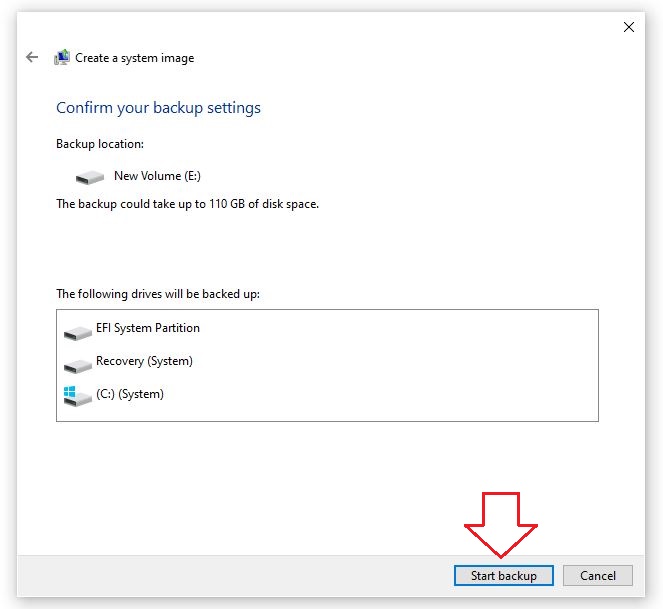 Hướng dẫn sao lưu dữ liệu máy tính Windows 10 bằng công cụ System Image