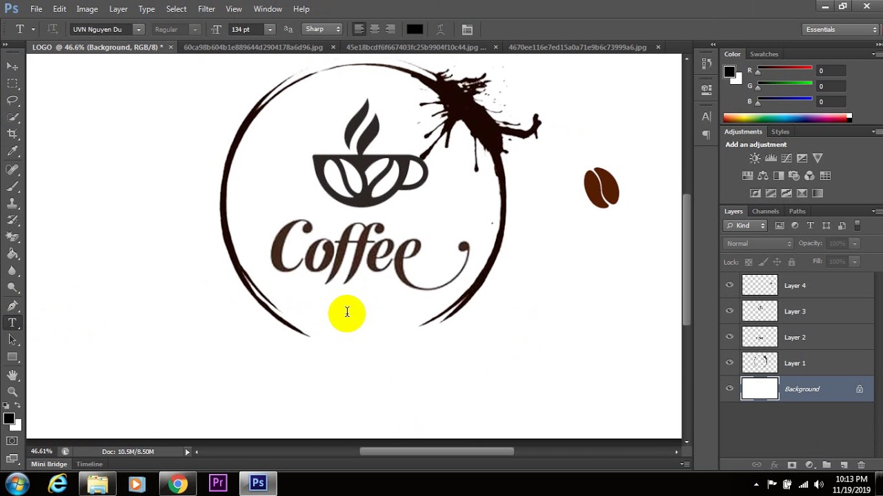 Hướng Dẫn Hướng dẫn vẽ logo bằng Photoshop Cho người mới bắt đầu