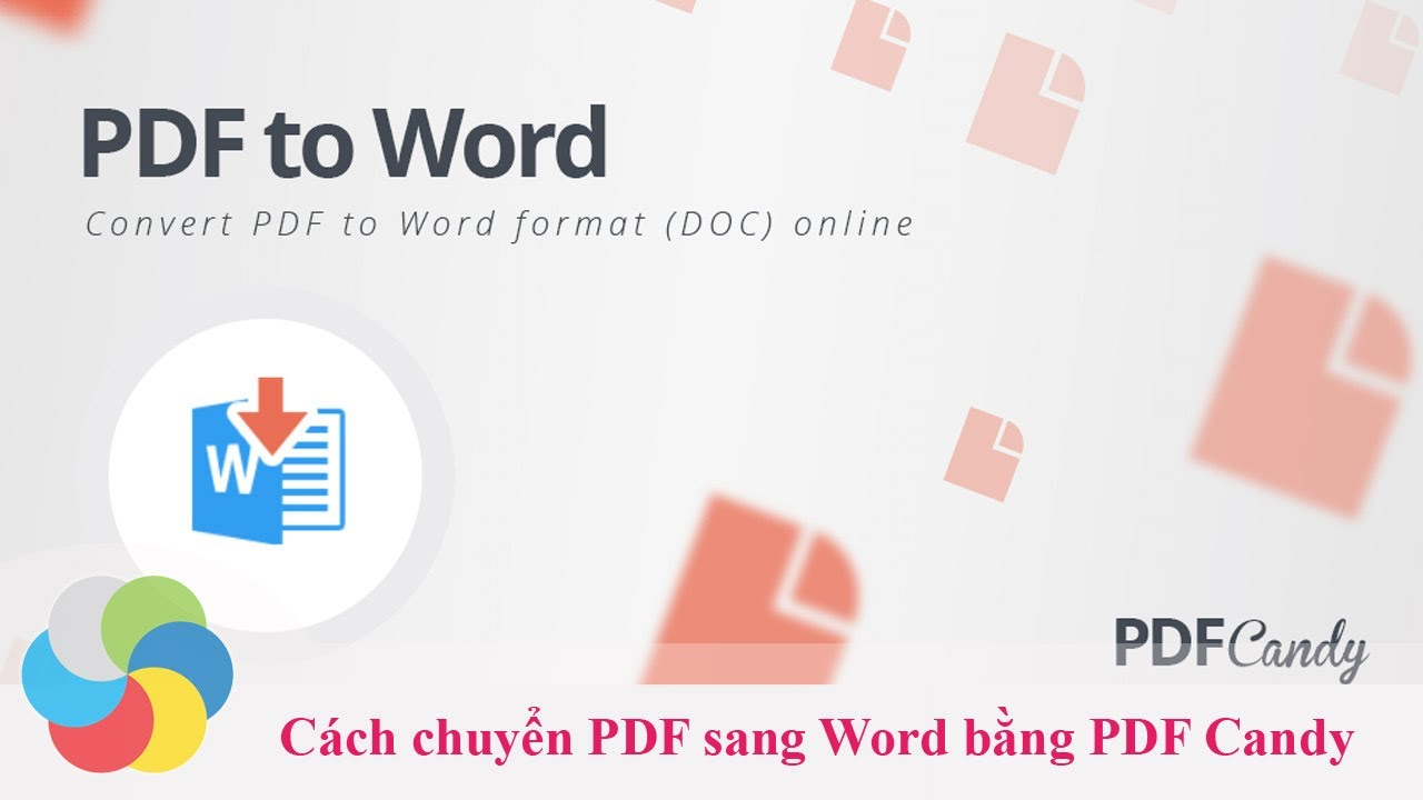 Phần Mềm Chuyển PDF Sang Word - PDF Candy