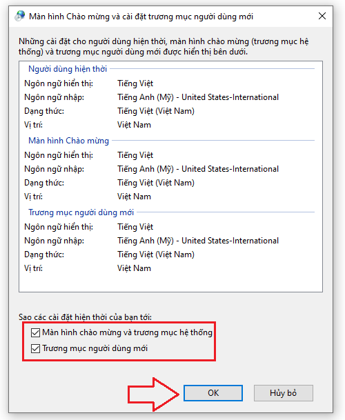 Cài đặt ngôn ngữ Tiếng Việt cho máy tính Windows 10