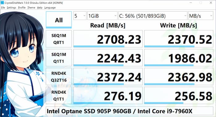 SSD có tốc độ đọc ghi nhanh hơn nhiều lần so với HDD
