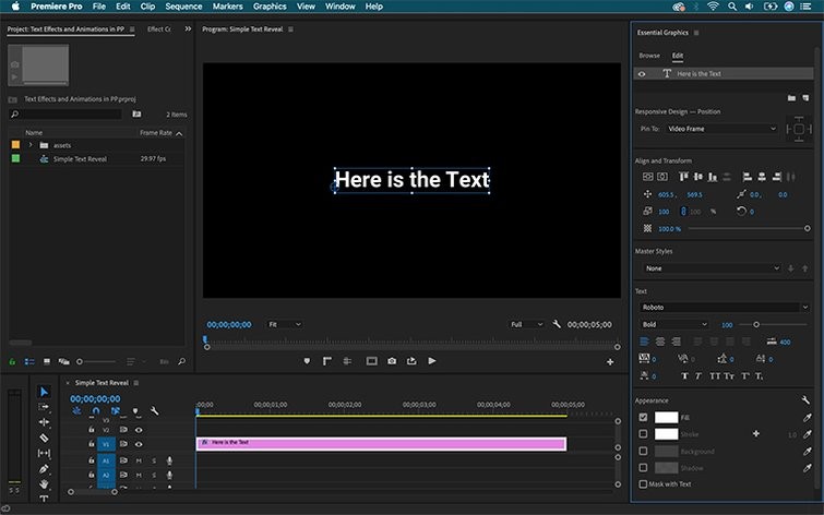 Chèn Chữ Vào Video bằng phần mềm Adobe Premiere pro