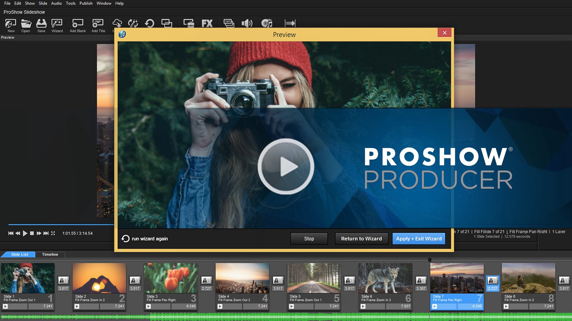 Chèn Chữ Vào Video bằng phần mềm Proshow Producer