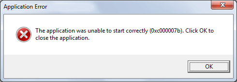 Sửa Lỗi “The Application Was Unable To Start (0xc000007b)