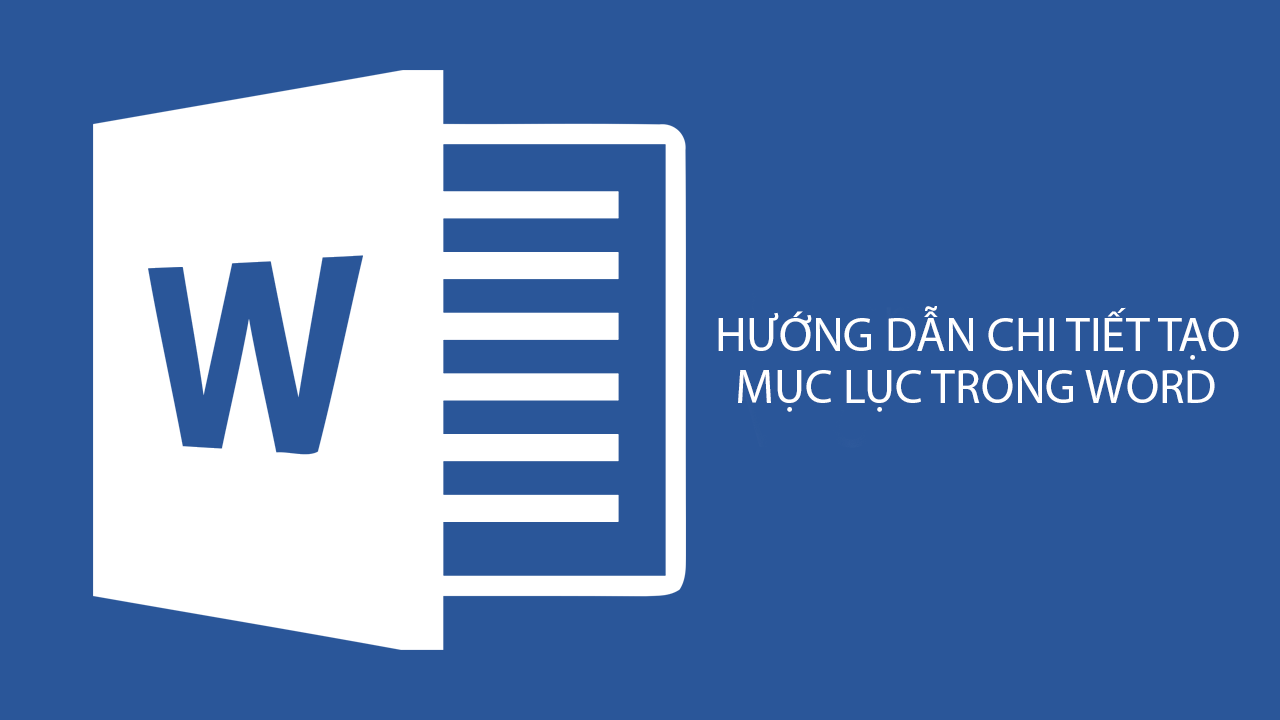 cách đánh mục lục trong word
