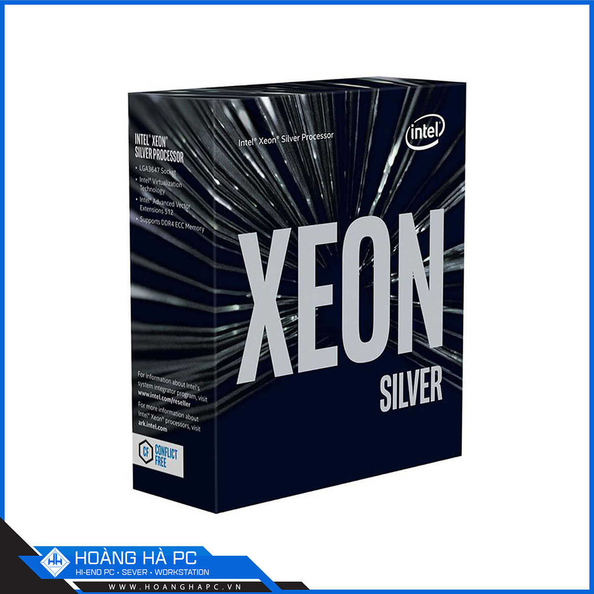 CPU Intel Xeon Silver 4110 (2.10GHz / 11MB / 8 Cores, 16 Threads / LGA3647) 