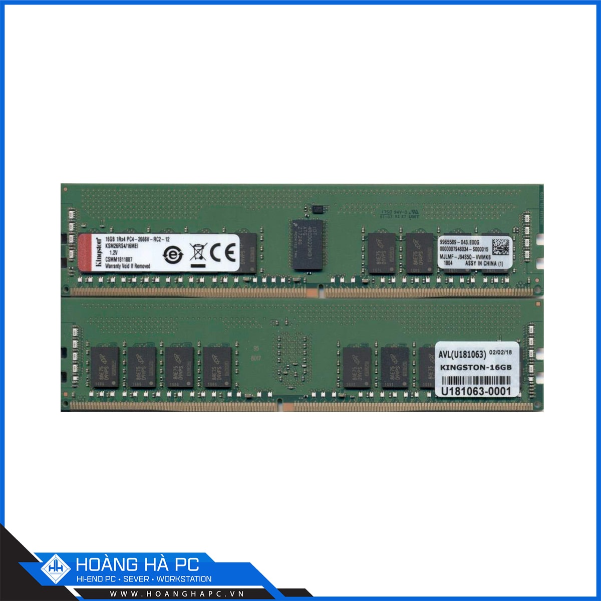 Ram Kingston 16G 2666MHz DDR4 ECC