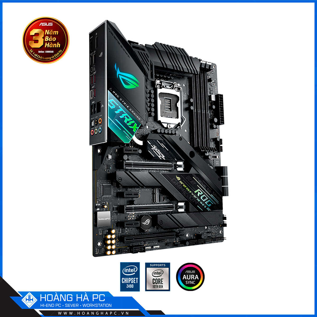 Mainboard ASUS ROG STRIX Z490-F GAMING  (Intel Z490, LGA 1200, ATX, 4 Khe Cắm Ram DDR4)