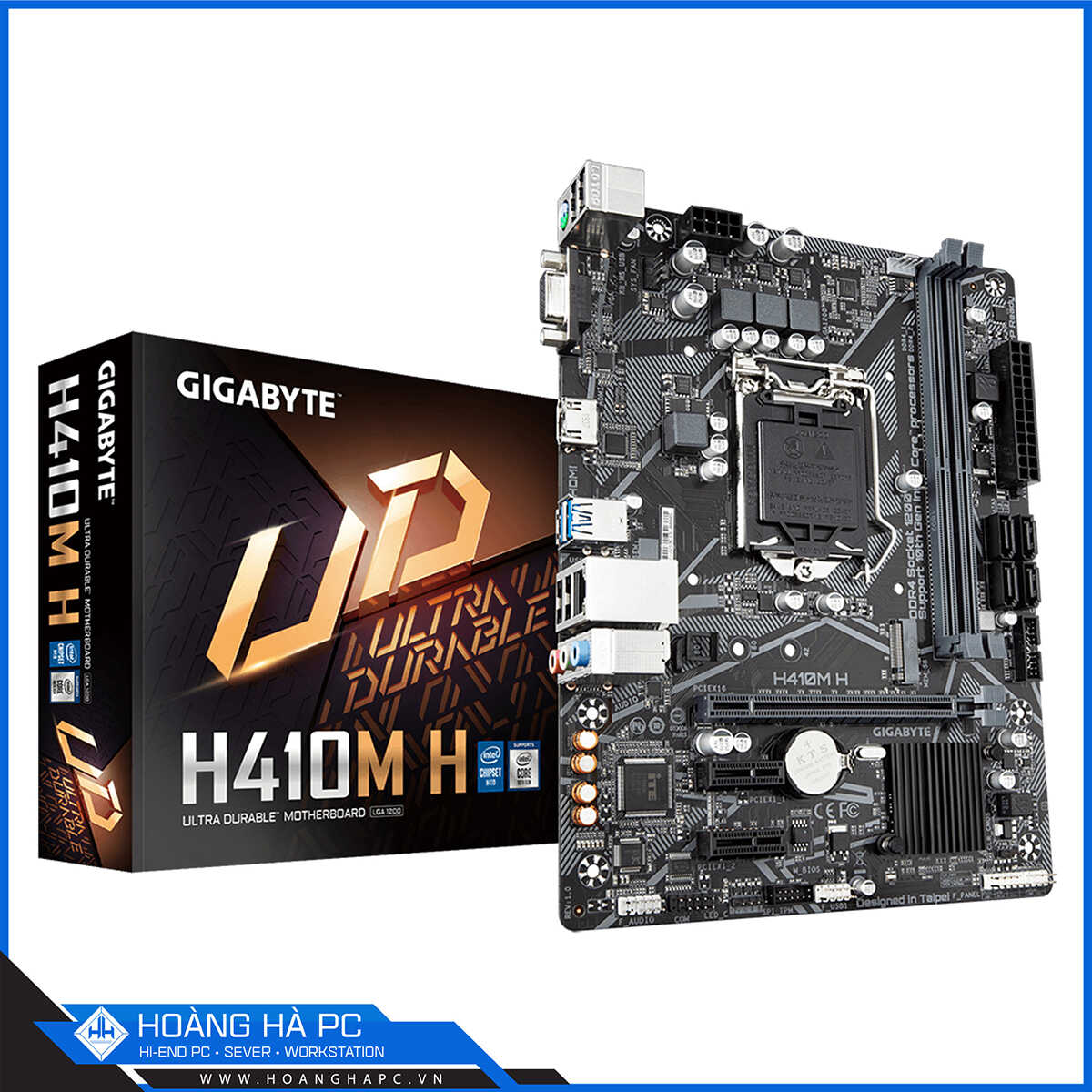 Mainboard Gigabyte H410M-H (Intel H410, Socket 1200, m-ATX)