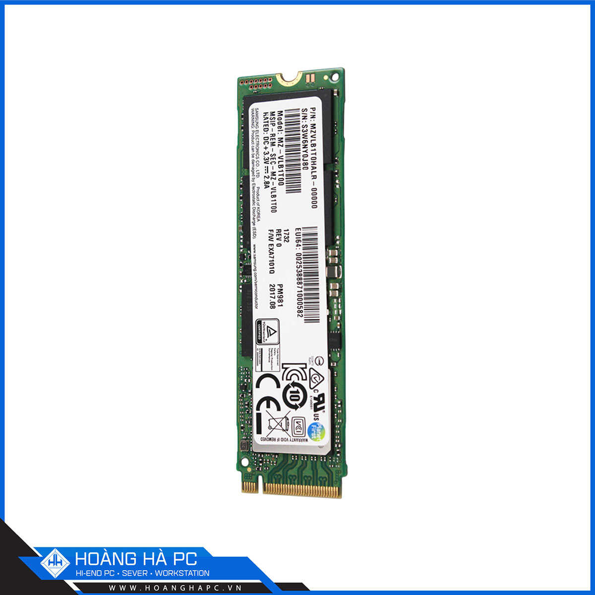 SSD Samsung PM981 1TB M.2 PCIe NVMe Gen 3x4