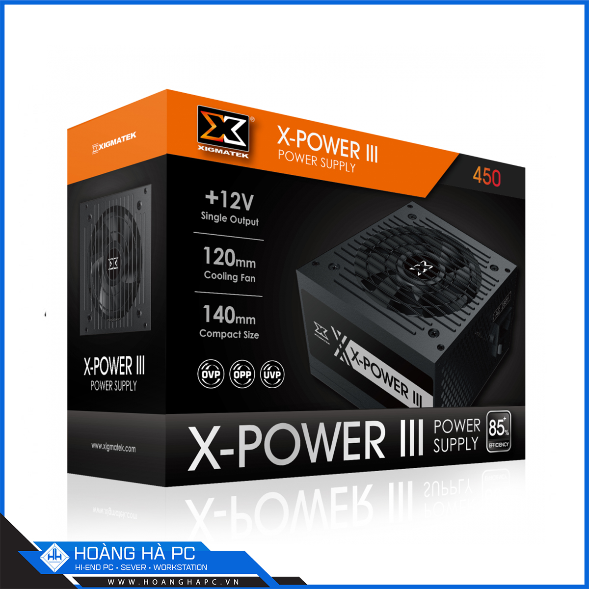 Nguồn Xigmatek X-POWER III 450 400W (80 Plus/Non Modular)