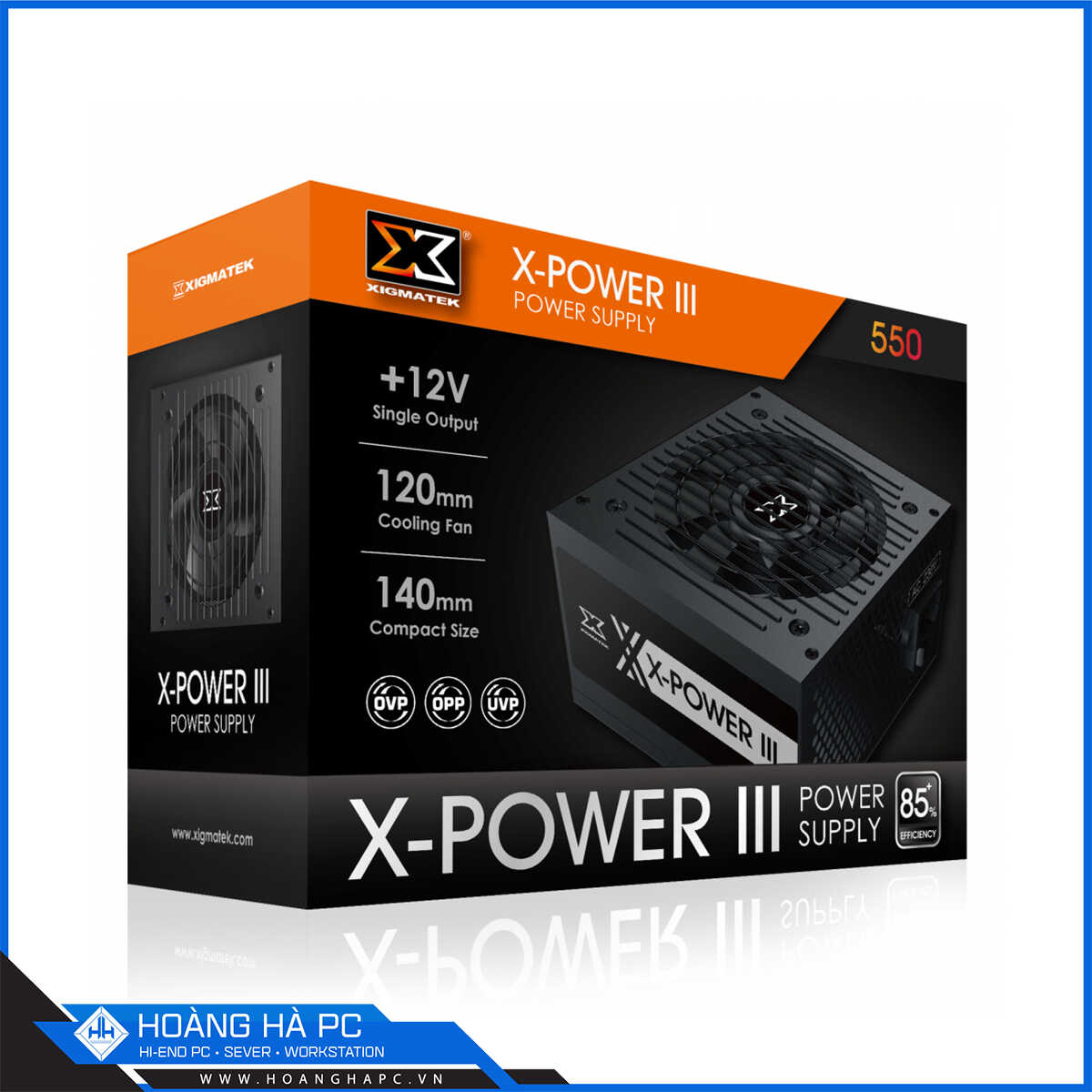 Nguồn Xigmatek X-POWER III 550 500W (80 Plus/Non Modular)