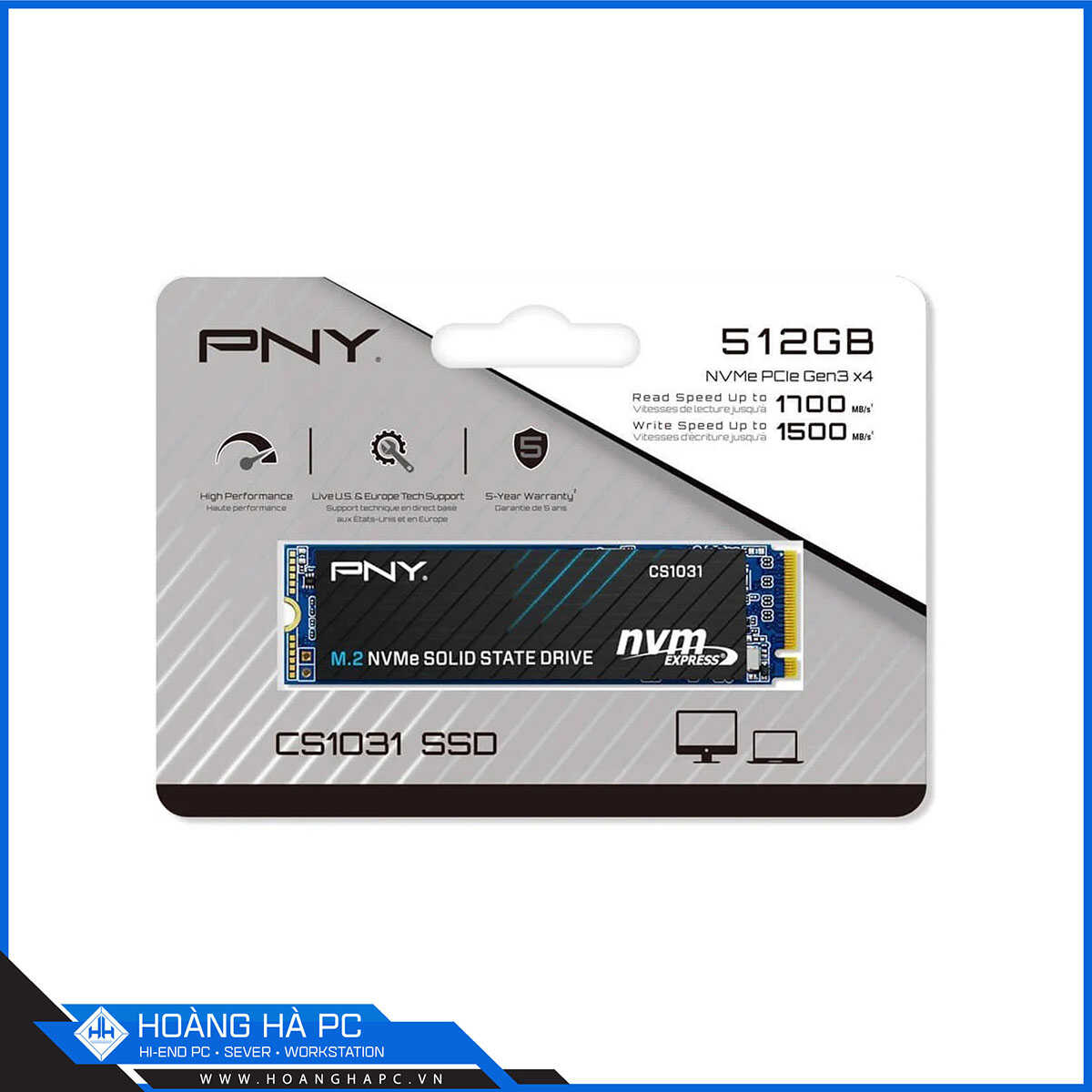 SSD PNY CS1031 250G NVME M.2 PCIE