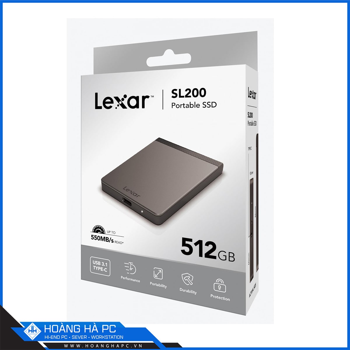 LEXAR PORTABLE SL200 512GB
