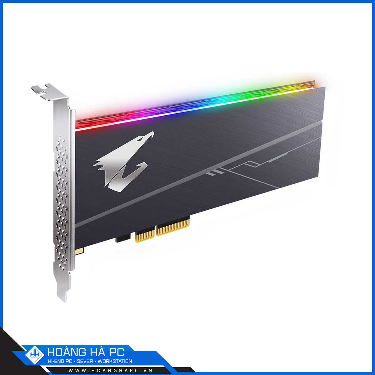 Ổ cứng SSD Gigabyte Aorus RGB 512G AIC M.2 2280 PCIe Gen 3x4 (Đọc 3480MB/s - Ghi 2100MB/s)